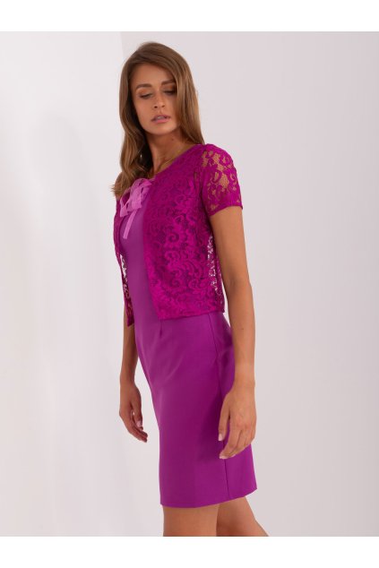 Dámske fialove šaty elegantné kód produktu LK-SK-509284-2.03X