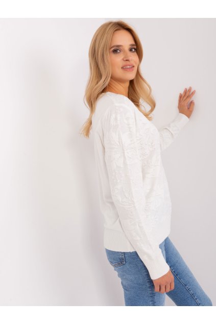 Dámsky sveter farba Okrová kód AT-SW-2231A.00P (Farba Okrová, Veľkosť ONE SIZE)