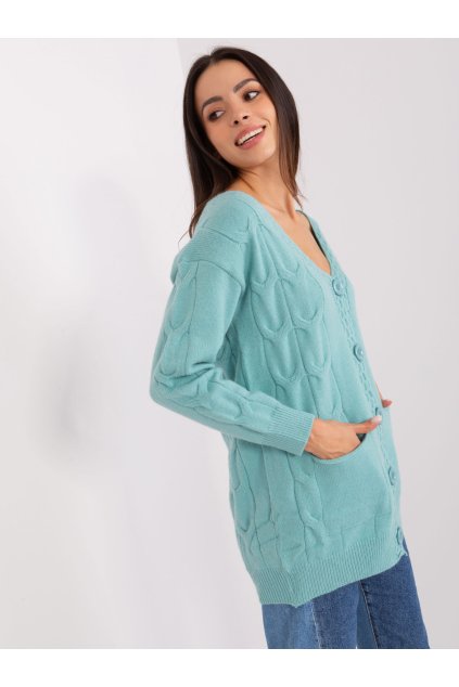 Dámsky sveter farba Metová kód AT-SW-2241.36P (Farba Metová, Veľkosť ONE SIZE)