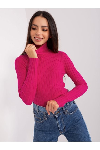 Dámsky sveter farba Fuksiovo-ružová kód PM-SW-1087.09