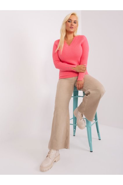 Dámsky sveter farba Koralová kód PM-SW-PM-3770.30