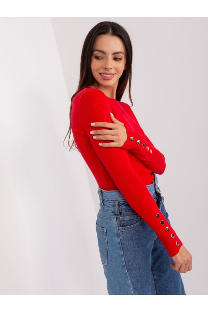 Dámsky sveter farba Červená kód PM-SW-PM685.39P
