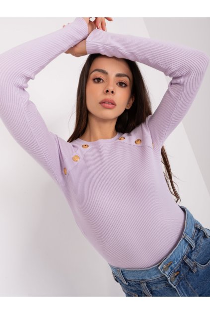 Dámske Sveter farba Svetlo-fialová kód PM-SW-PM9750.08P