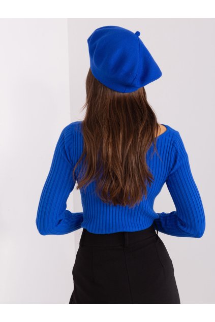 Dámske Čiapka farba Kobaltovo-modrá kód AT-CZ-231305.85P (Farba Kobaltovo-modrá, Veľkosť ONE SIZE)