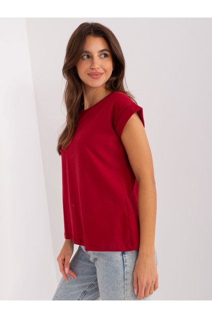 Dámske jednofarebné farba bordová kód RV-TS-4833.00X