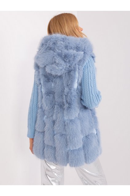 Dámska vesta farba modrá Wool fashion italia AT-KZ-2379.96P