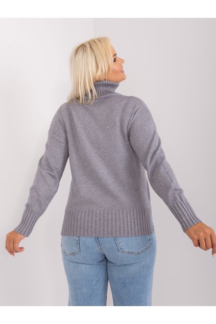 Dámsky sveter farba Sivá kód PM-SW-PM-3681.05P