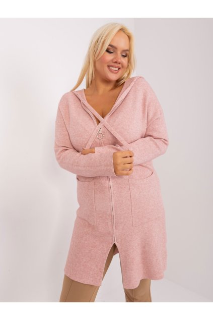 Dámsky sveter farba Svetlo-ružová kód PM-SW-PM-3733.17