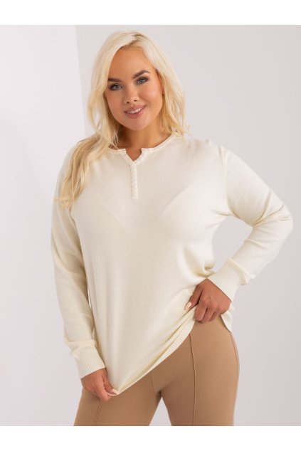 Dámsky sveter farba Svetlo-béžová kód PM-SW-PM-3897.06P