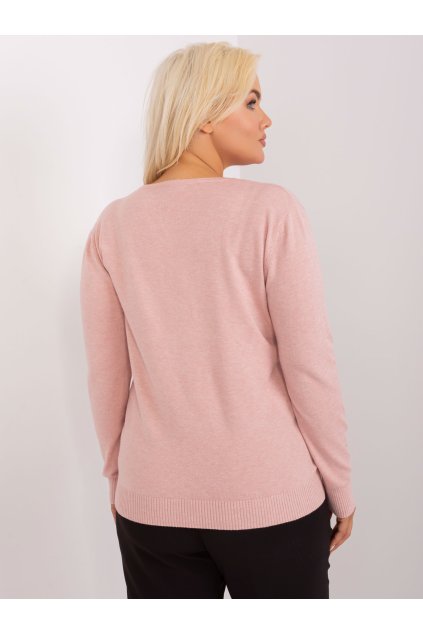 Dámsky sveter farba Svetlo-ružová kód PM-SW-PM-3897.06P