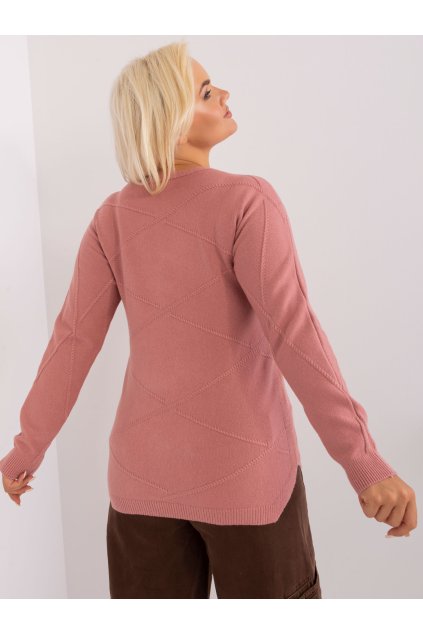 Dámsky sveter farba Tmavo-ružová kód PM-SW-PM-3905.13