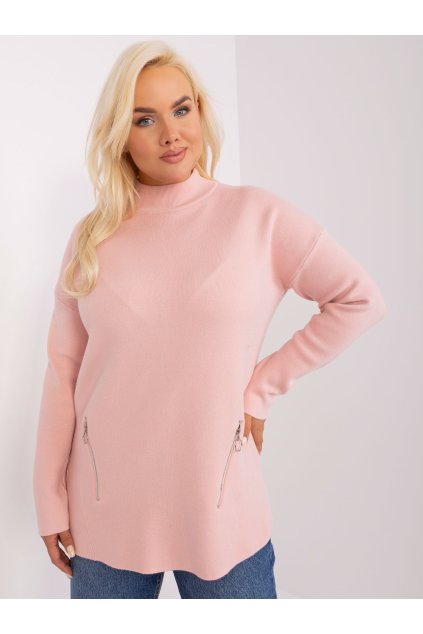 Dámsky sveter farba Svetlo-ružová kód PM-SW-PM717.20