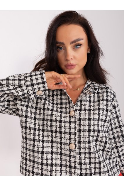 Dámske Bunda farba Čierno-biela kód LK-KR-509432.27