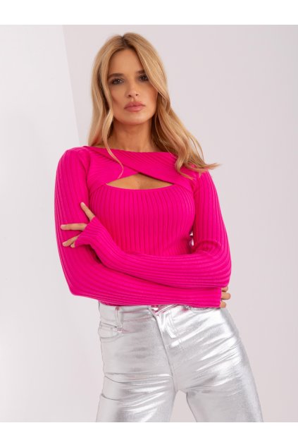 Dámsky sveter farba Fuksiovo-ružová kód PM-SW-PM1082.03X