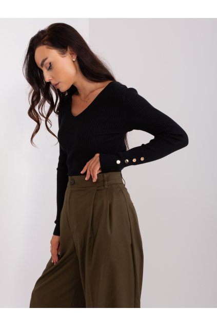 Dámsky sveter farba Čierna kód PM-SW-PM305.22