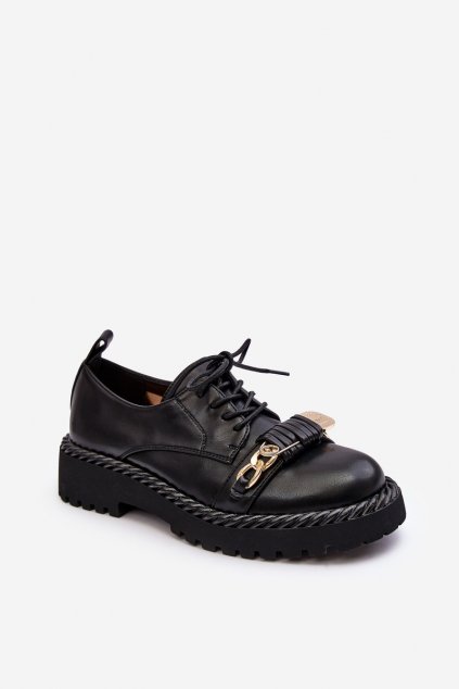 Dámske poltopánky farba čierna kód obuvi MR870-80 BLACK
