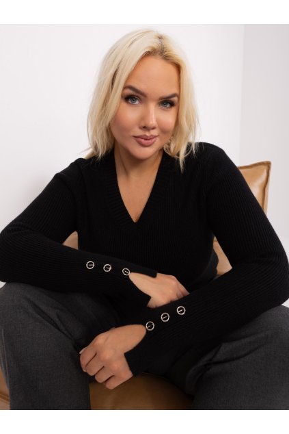 Dámsky sveter farba Čierna kód PM-SW-PM-3770.30