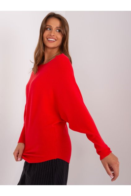 Dámsky sveter farba Červená kód PM-SW-PM-3588.00X