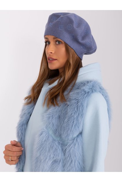 Dámske Čiapka farba Tmavo-modrá kód AT-CZ-2318.26 (Farba Tmavo-modrá, Veľkosť ONE SIZE)