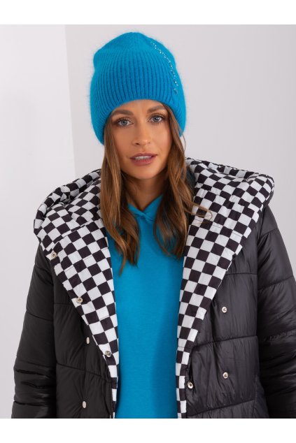 Dámske Čiapka farba Modrá kód AT-CZ-2328.11P (Farba Modrá, Veľkosť ONE SIZE)