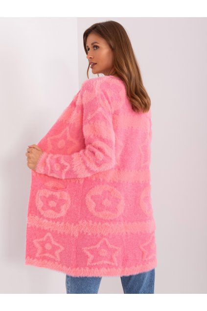 Dámsky sveter farba Ružová kód AT-SW-234503.00P (Farba Ružová, Veľkosť ONE SIZE)