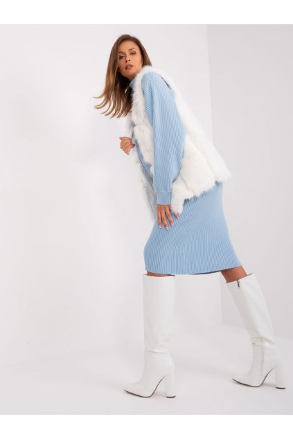 Dámska vesta farba okrová Wool fashion italia AT-KZ-2375.00P