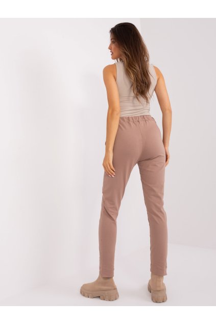 Moderné dámske bavlnené tepláky s elastanom, kód RV-DR-8370-1.57P