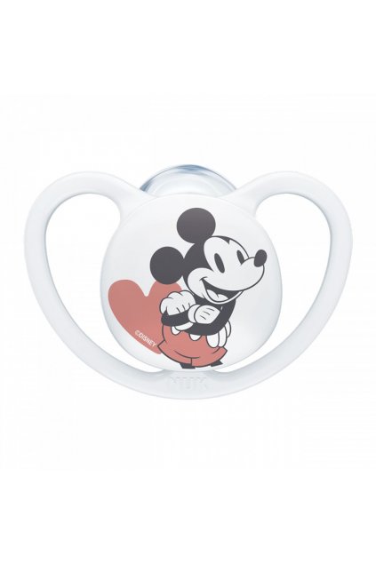 Cumlík Space NUK 6-18m Disney Mickey Mouse biela