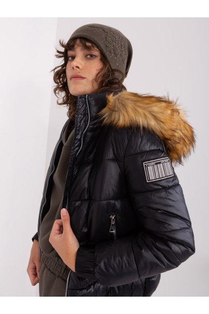 Dámske Čiapka farba Tmavá-khaki kód AT-CZ-23250.36P (Farba Tmavá-khaki, Veľkosť ONE SIZE)