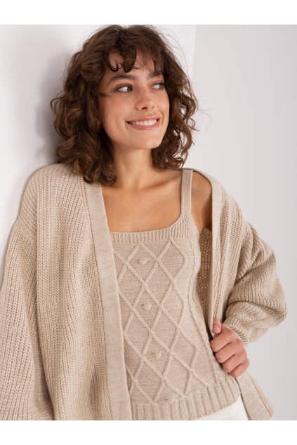 Dámske Komplet farba Béžová kód BA-KMPL-8019.20 (Farba Béžová, Veľkosť ONE SIZE)