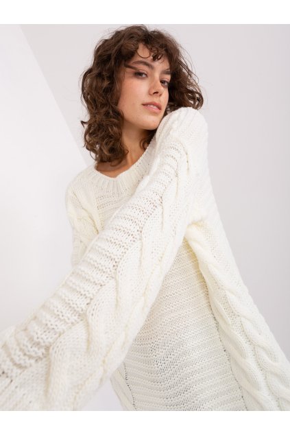 Dámsky sveter farba Okrová kód BA-SW-8047.92P (Farba Okrová, Veľkosť ONE SIZE)