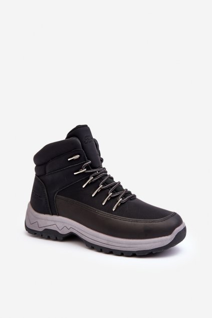 Pánske topánky na zimu farba čierna kód obuvi NU7714-1 BLACK