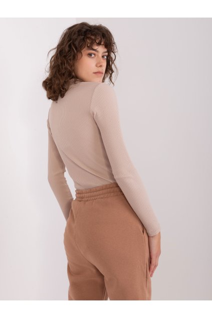 Dámske s dlhým rukávom farba béžová kód RV-BZ-9205.24X