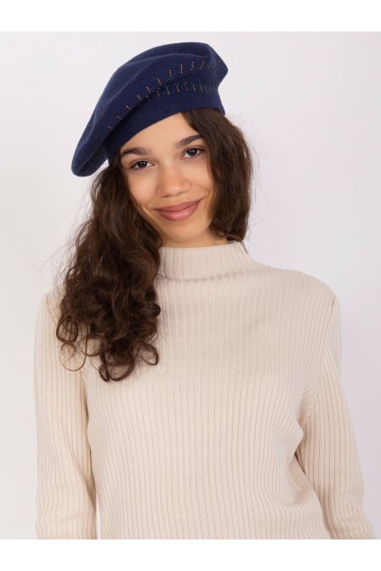 Dámske Čiapka farba Granatovo-modrá kód AT-CZ-231605.21P (Farba Granatovo-modrá, Veľkosť ONE SIZE)