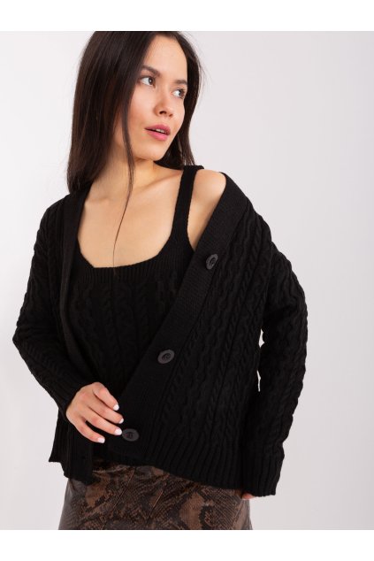 Dámske Komplet farba Čierna kód BA-KMPL-8018.88P (Farba Čierna, Veľkosť ONE SIZE)