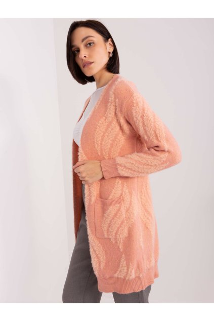 Dámsky sveter farba Tmavo-ružová kód AT-SW-234501.00P (Farba Tmavo-ružová, Veľkosť ONE SIZE)