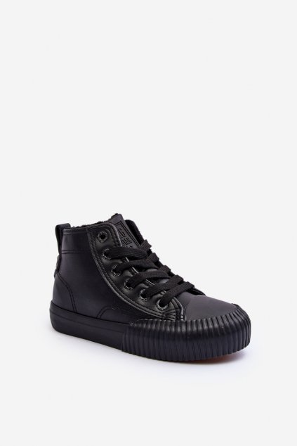 Detské tenisky farba čierna kód obuvi MM374014 CZARNY