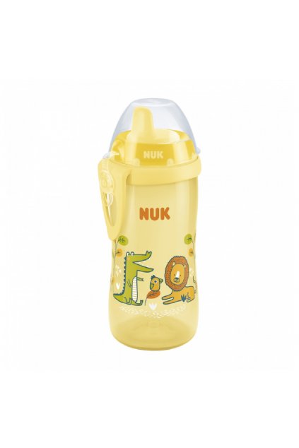 Detská fľaša NUK Kiddy Cup 300 ml žltá