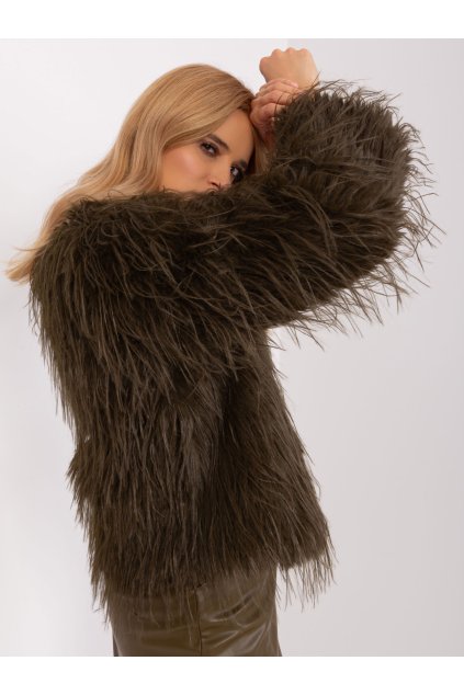 Dámska Bunda farba Khaki kód AT-KR-2359.96P (Farba Khaki, Veľkosť M/L)