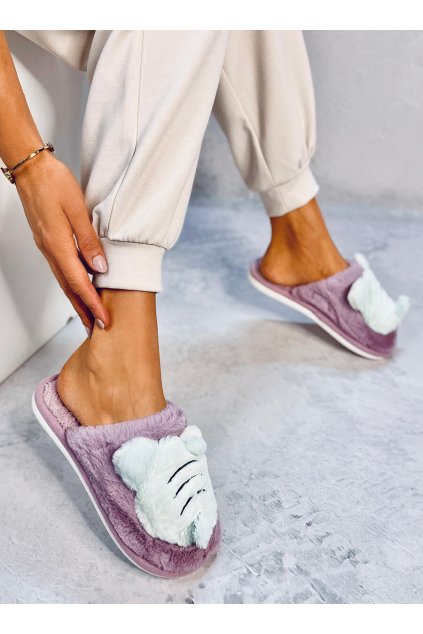 Damske ponožky fialové 962