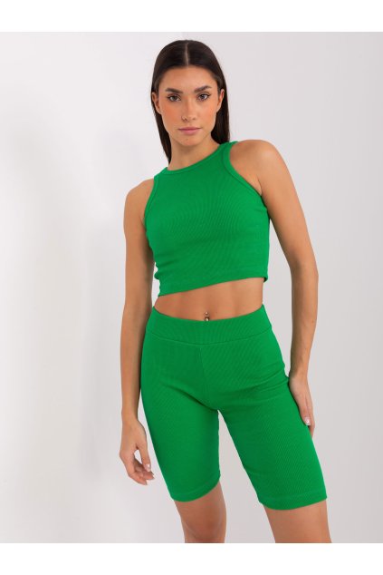 Dámske Komplet farba Bielo-zelená kód EM-KMPL-828.14