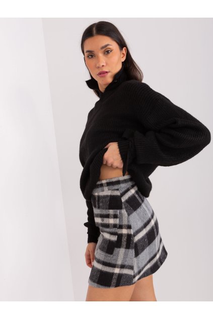 Dámska Lychobežníková sukňa tmavo-sivá kód 24-TemU-H/M-LK-SD-508389.06P