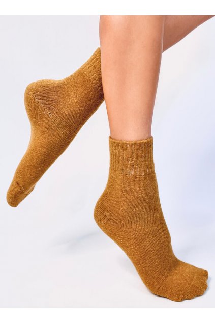 Damske ponožky hnedé SK-TNV6913