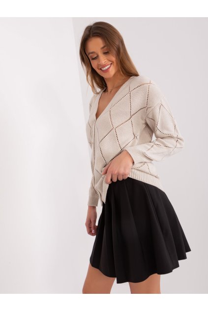 Dámsky sveter farba Béžová kód LC-SW-A10-1.23X