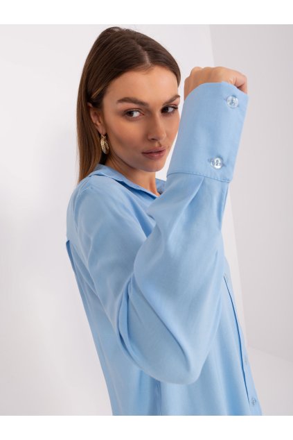 Dámske Košeľa farba Svetlo-modrá kód LK-KS-509094.93P