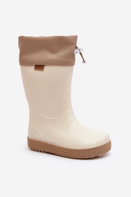 Detské Holínky s límcem Wave Gokids 979 Beige