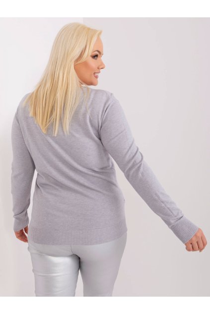 Dámsky sveter farba Sivá kód PM-SW-PM-3006+1.11