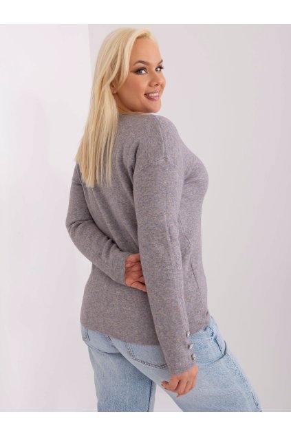 Dámsky sveter farba Tmavo-sivá kód PM-SW-PM1020.12P