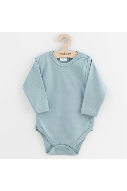 Dojčenské body celorozopínacie New Baby Classic II tmavo mätové