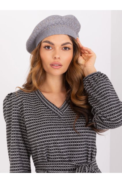Dámske Čiapka farba Sivá kód AT-CZ-231605.24P (Farba Sivá, Veľkosť ONE SIZE)